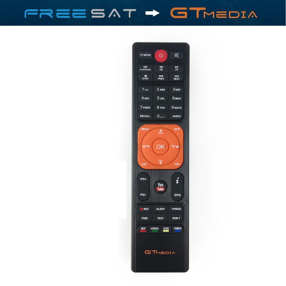 [Genuine] Free Sat Digital Satellite Receiver Remote Control For DVB S2