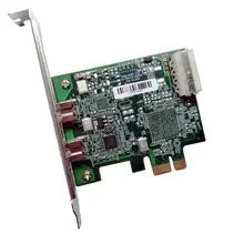 2 шт.-2 порта FireWire карта PCI-E FWB-PCIE FirePro 1394b для промышленной камеры видеозахвата