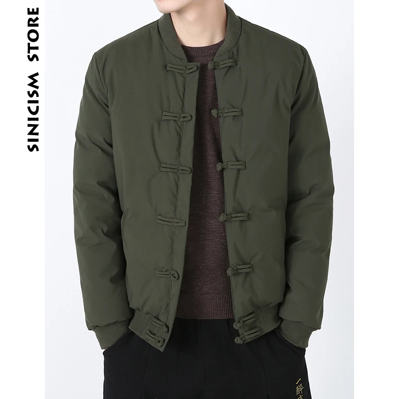 Buy Sinicism Store Men Solid Winter Jacket Parka 2018