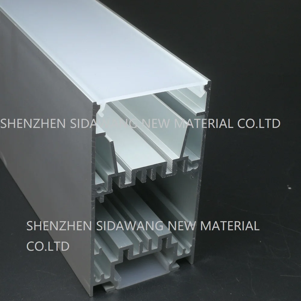 5set 2meter/set 2inches commerical linear aluminum strip profiles pendant light profile channels | Лампы и освещение