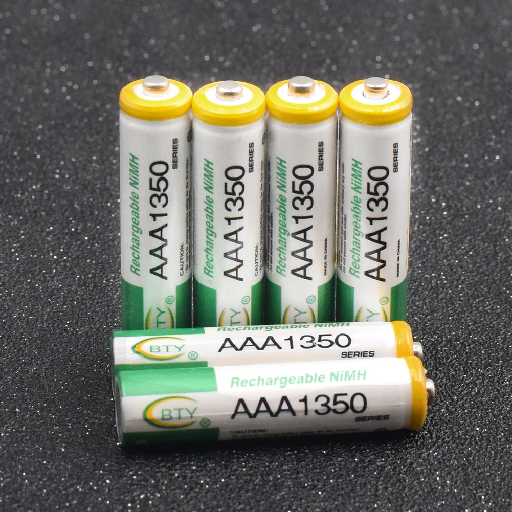 1,2 V Ni-MH AA 3000mAh перезаряжаемые батареи 2A нейтральный Li-Po литиевая батарея аккумуляторная батарея AAA 1350mAH батареи - Цвет: 4pcs AAA 1350mah