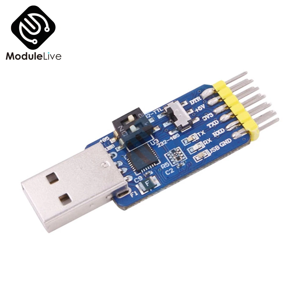 Последовательный чип USB CP2102 в TTL RS232 RS485 взаимное преобразование 6 1 модуль