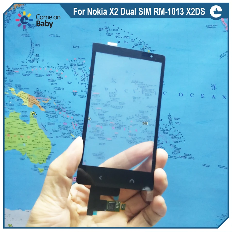 Новинка качество для Nokia X2 двойная SIM-карта RM-1013 X2DS дигитайзер сенсорный экран