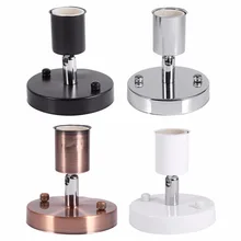 Винтаж Цоколь для лампочки 180 градусов вращающийся E27 держатель лампы потолочный светильник настенный держатель патрона