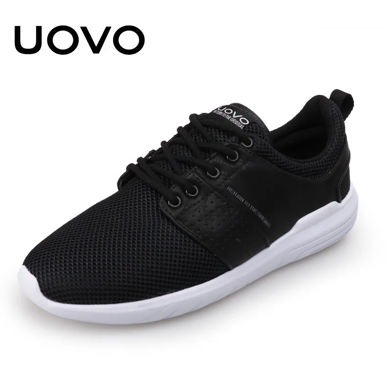 

Sport Shoes Men Running Shoes With Breathable Mesh Lace Up Popular UOVO 2018 Light Sneakers Men Summer Shoes Eur #40-44