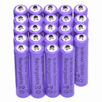 

GTF 1800mAh 1.2V AAA rechargeable battery for camera MP3 mp4 microphone replacement battery Ni-MH Batteria