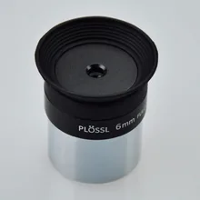 6mm 1.25inch Plossl Telescope Eyepiece - 4-element Plossl Design - Threaded for Standard 1.25inch Astronomy Filters 