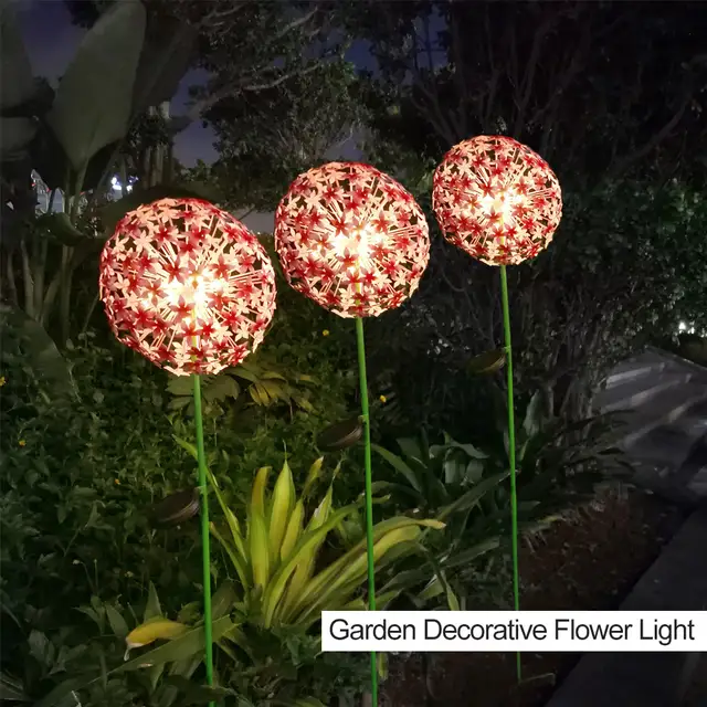 Waterproof Outdoor Solar Powered Lamp Leds Garden Light