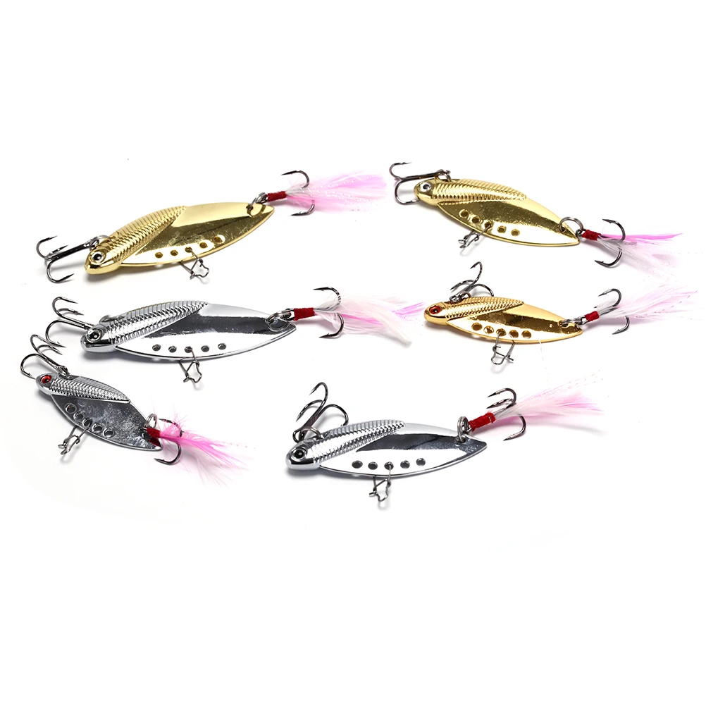 10g 14g 22g Metal VIB Lures Vibration Spoon Lure Fishing Lure Bass VIB