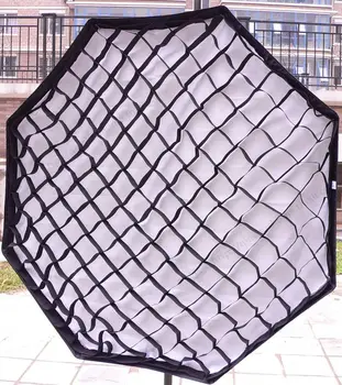 

120Cm octagonal reflex umbrella flexible light box for grille Honeycomb net CD50