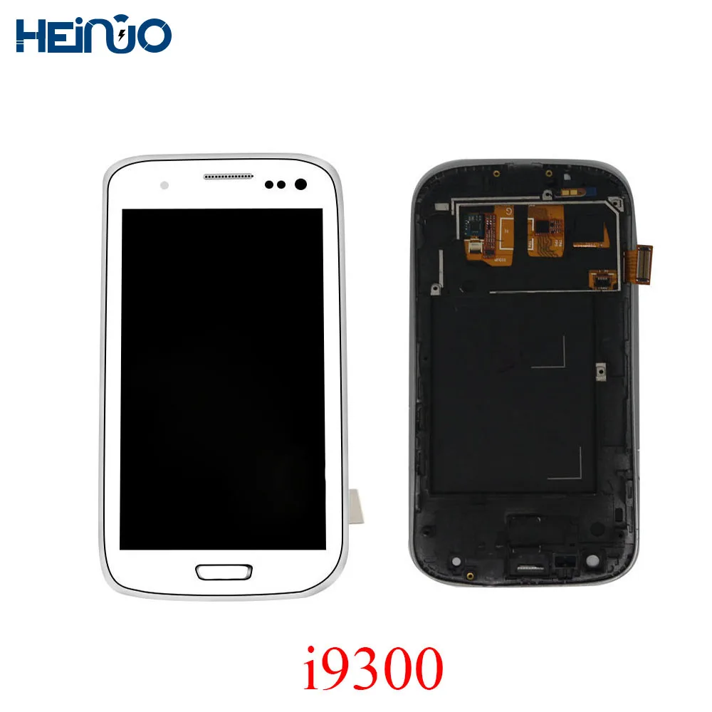 

Highscreen For Samsung Galaxy S3 i9300 S III LCD Display S3 Touch Screen Tela Digitizer Assembly Replacement Parts+Bezel Frame