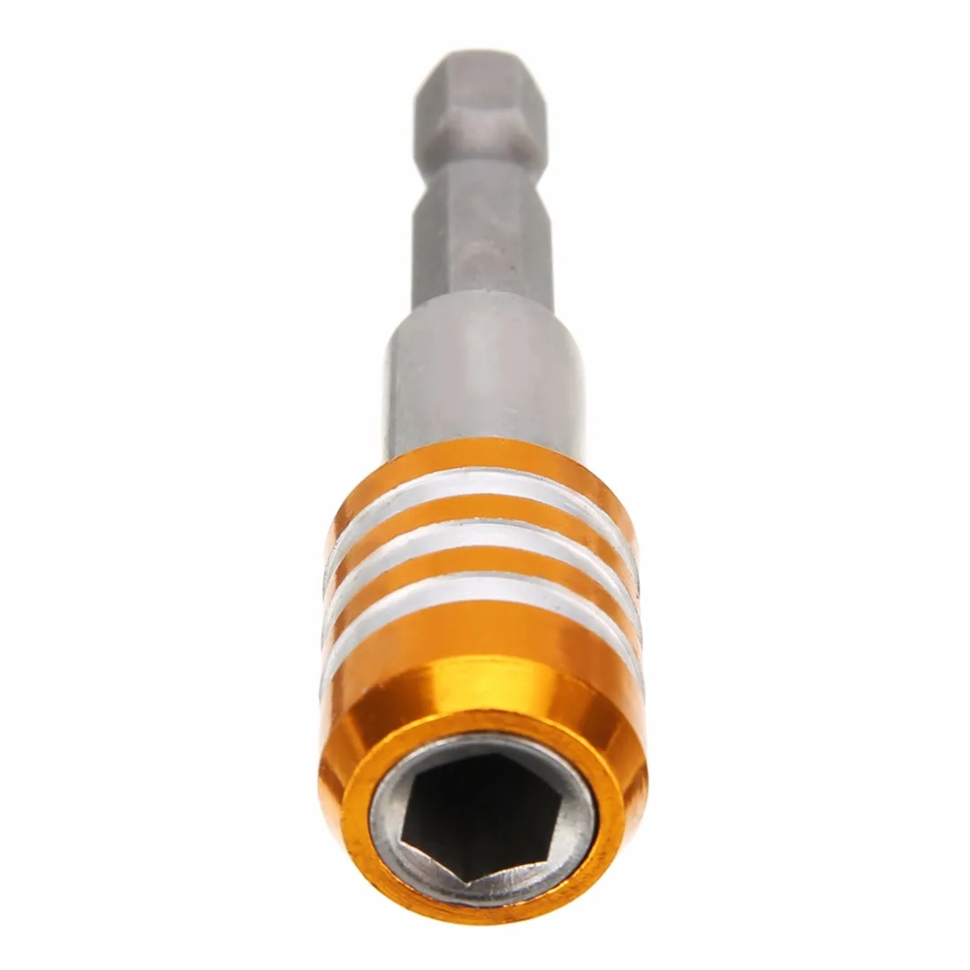 1Pc Stainless Steel 60mm Magnetic Screwdriver Bit Holder 1/4 inch 6.35mm Hex Shank Drill Quick Release Tool
