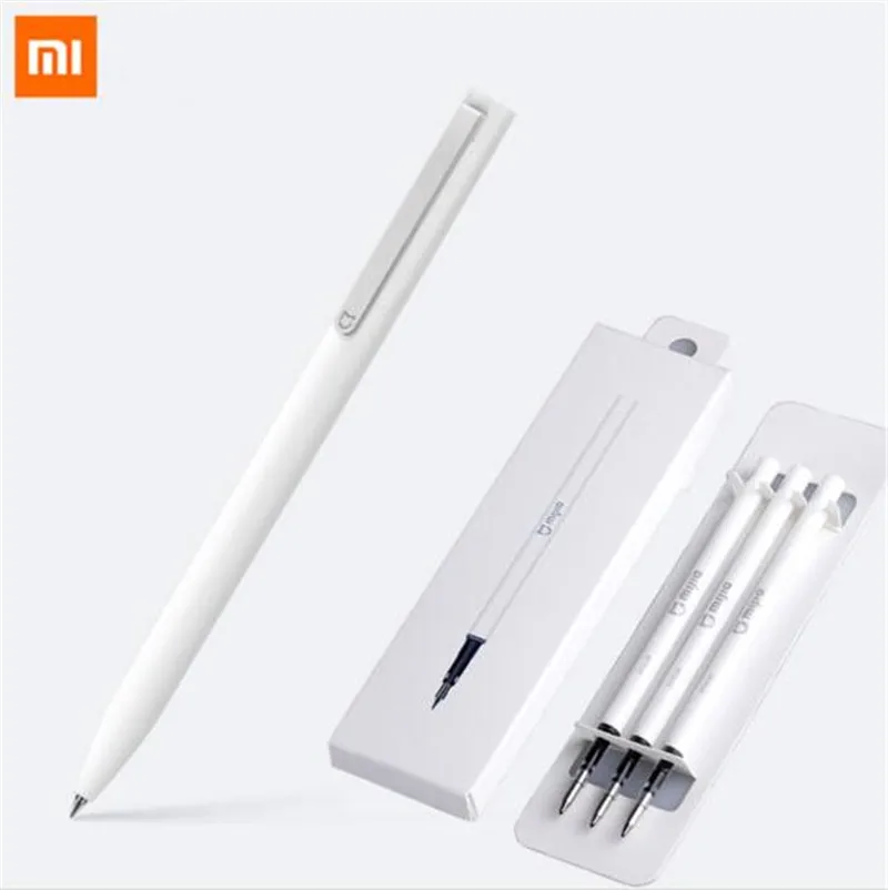 

Xiaomi Mijia MI Sign Pens 9.5mm Signing Pens PREMEC Smooth Switzerland Refill MiKuni Japan Ink add Mijia Pens Black Refill