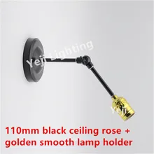 Электрическая лампочка эдисона Ретро E27 золото, обтекаемые контуры держатель для настенного светильника для барной терассы столовая для спальни, прихожей кофе подвесной светильник для осветительных приборов