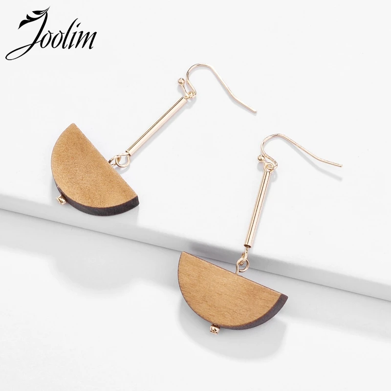 

JOOLIM Semi Circle Wooden Drop Earring Dangle Earring