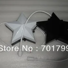 DC12V WS2801 звезда типа модуль пикселей, 6 шт. 5050 SMD RGB LED внутри, 1.44 Вт, IP68, один сторон; 200 мм диаметр; молочный покрова