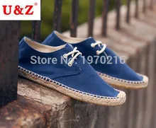 Respirant Printemps Automne coton Toile Espadrilles Chaussures Homme Mocassins, Marque Hommes de Lin Slip-on Casual chaussures pas la sueur sur vos pieds
