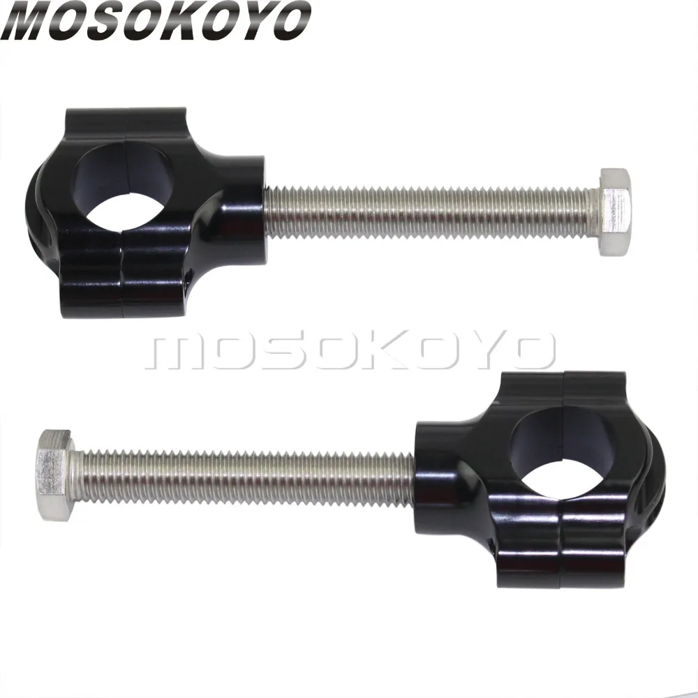 CNC алюминиевый кафе гонщик 7/" 1" Руль Riser 22 мм/25 мм грубой работы бар крепление зажим для Harley Sportster Dyna Chopper Bobber