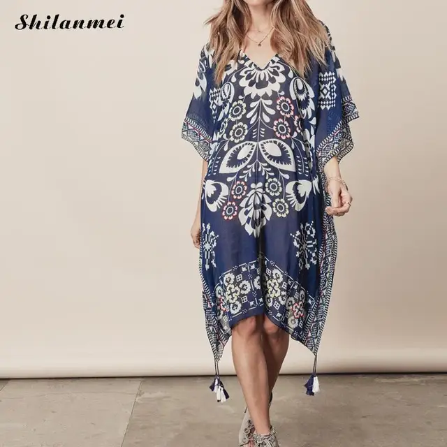 Special Price Loose Women's Dresses Printed Beach Cover Up Women's Tunic Irregular Beachwear Cover-Ups Summer Clothes for Women Special Price Loose Women's Dresses Printed Beach Cover Up Women's Tunic Irregular Beachwear Cover-Ups Summer Clothes for Women