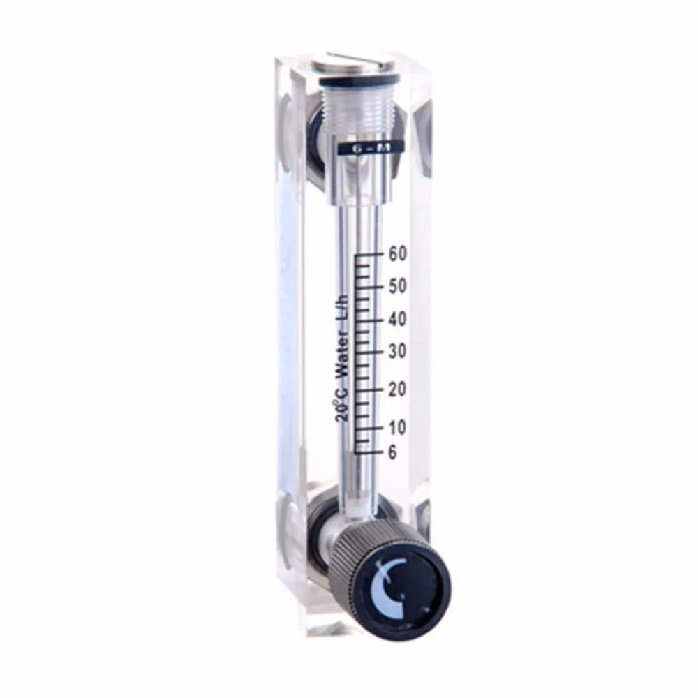 LZT 8T 6 60LPH Square Panel Type liquid Flowmeter liquids Flow Meter rotameter LZT8T Tools Flow