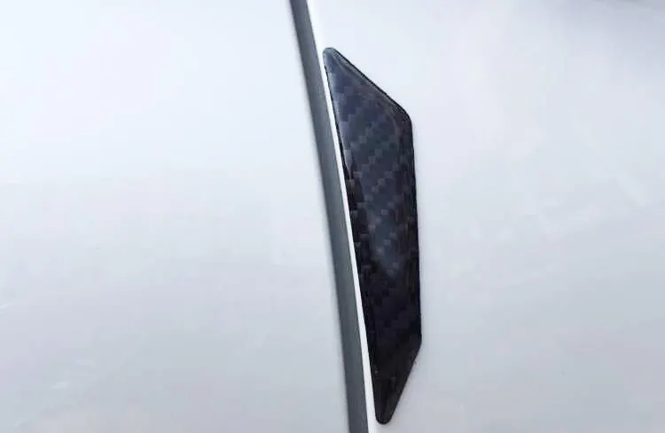 T-carbon Carbon Fiber Car Door Anti-Collision Glue Strips Protect Sticker