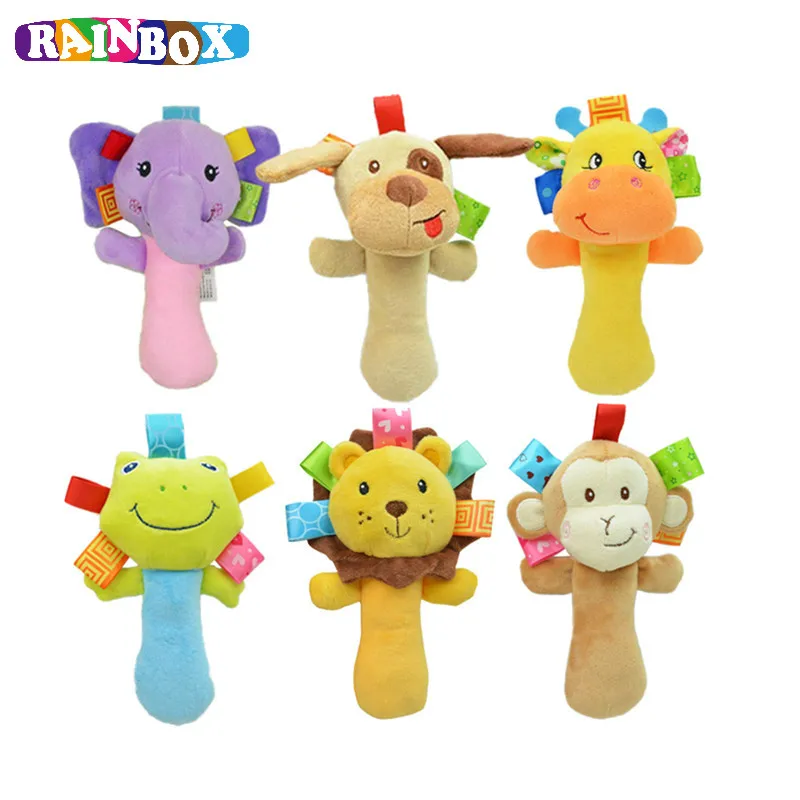 Musical Baby Rattles Plush Infant Baby font b Toys b font Animal Plush font b toys
