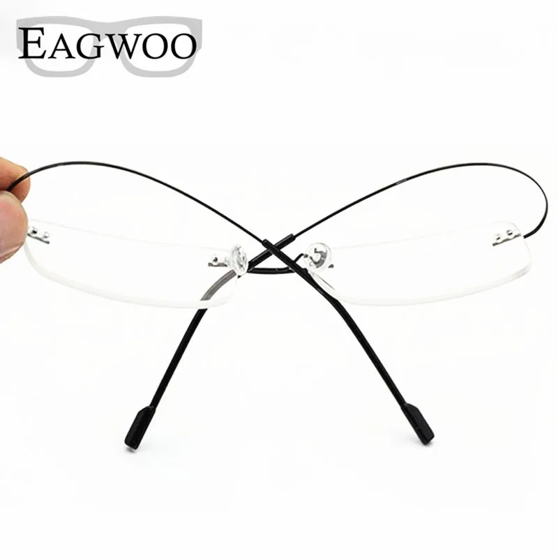 Мужские очки без оправы из нержавеющей стали супер светильник 080|eyeglass camera|eyeglass