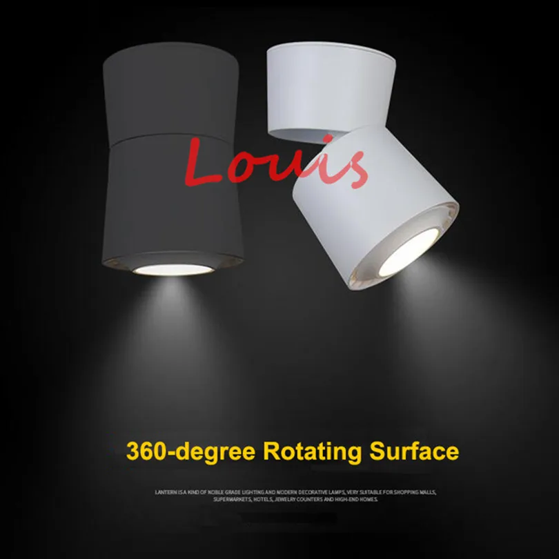 

8pcs LED Track light 15W 20W COB Adjustable 90 degrees Spot light 360 Rotatable LED Ceiling Lamps AC85-265V CE&RoHS