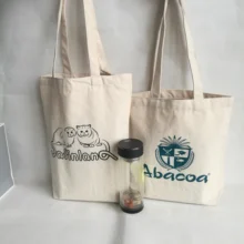 300 шт./лот 30x30Hx10B см Пользовательский логотип многоразовые хлопковые высококачественные холщовые хозяйственные сумки из органического хлопка для продвижения