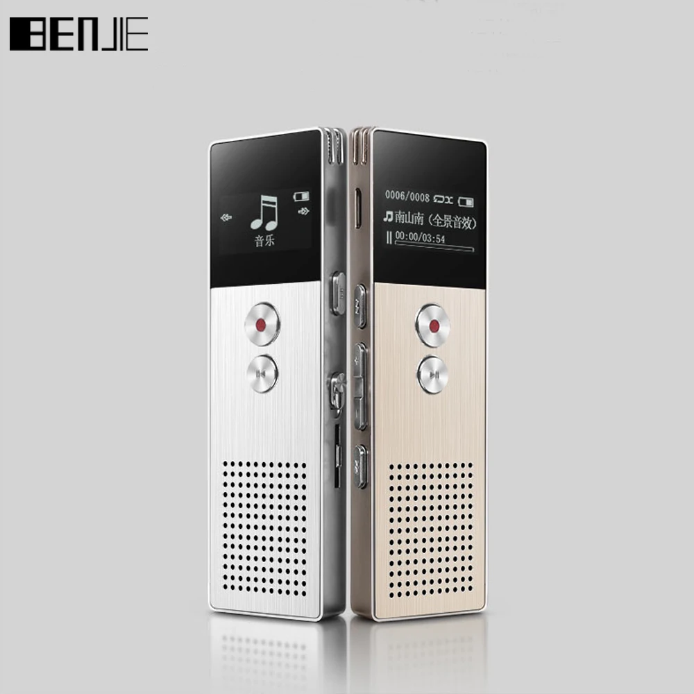 Original BENJIE C6 8GB Professional Audio Recorder Business Portable Digital Voice Recorder Dictaphone With USB Support TF Card Original BENJIE C6 8GB Professional Audio Recorder Business Portable Digital Voice Recorder Dictaphone With USB Support TF Card