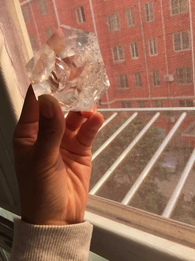 Новые поступления натуральный прозрачный кварцевый кристалл Додекаэдр для подарка