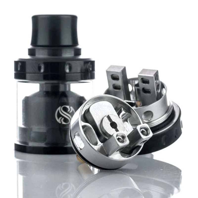 Augvape Merlin мини распылитель 24 мм 2 мл с одной/двойной катушкой RTA двойным воздушным