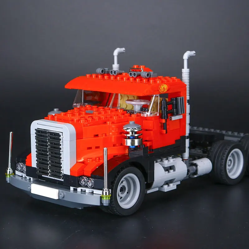 IN-STOCK New lepin 24023 BUILERDS 607PCS Truck trailer 3IN1 Toy building blocks 4955 bricks compatible RACING MODEL CAR Gift ad5339arm new in stock
