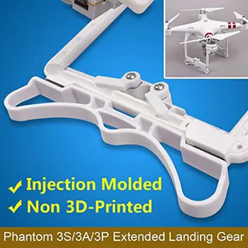 

1 pair Landing Gear Lengthened Heightened Landing Skid Stabilizers for DJI Phantom 3 Standard Advanced Professional
