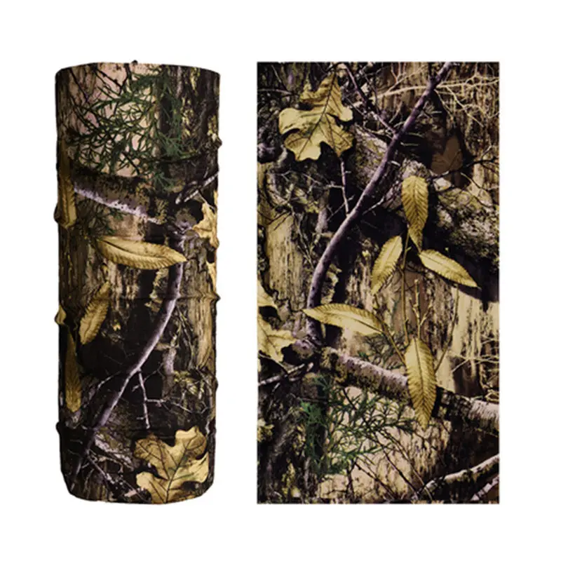 

High-Jump Camouflage Hunting Bandana Polyester Windproof Anti UV Tactical Face Masks Bandana Military Hunting Gear Accessories