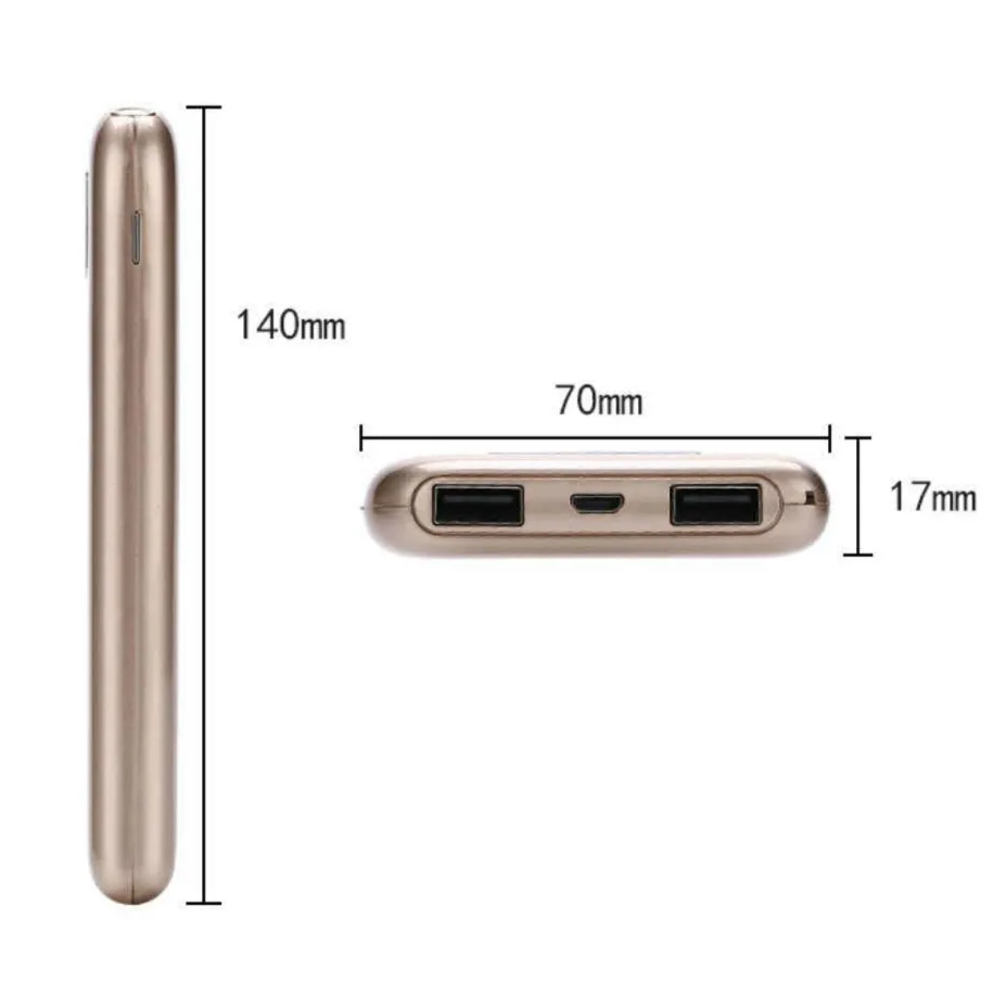 Новинка, 10000 мА/ч, беспроводное зарядное устройство, внешний аккумулятор, зарядное устройство, двойной USB, QI, беспроводное зарядное устройство, внешний аккумулятор для iPhone 8plus X, samsung