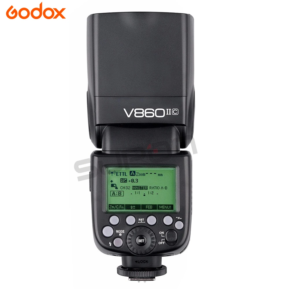  Godox V860II The Flash Li-Battery E-TTL HSS 1/8000s Bateria Camera Flash Speedlite V860IIC for Cano