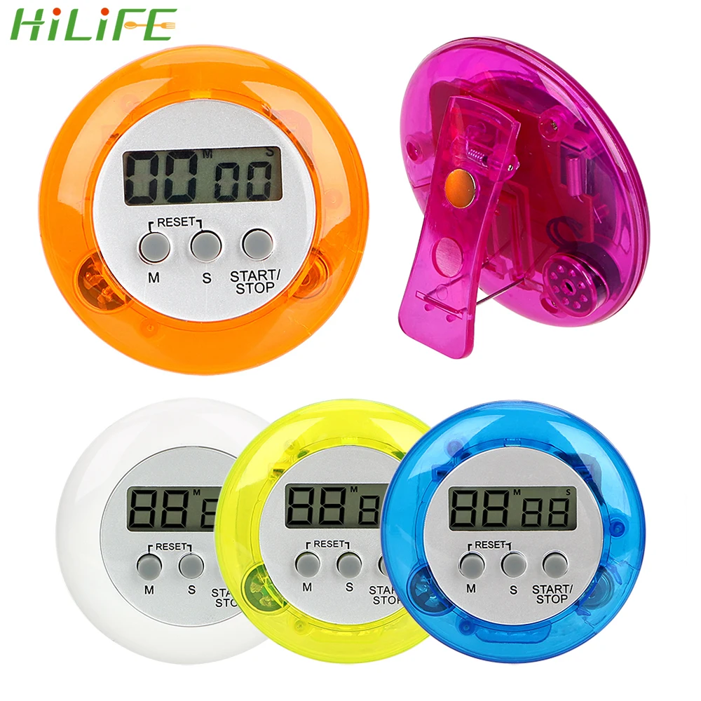 

HILIFE Cooking Tools LCD Digital Kitchen Timer Kitchen Countdown Alarm with Stand Magnetic Cooking Timer Count Down Clock