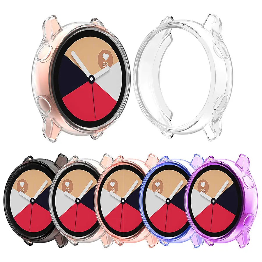 

TPU Protector Watch Case For Galaxy Watch Avtive 40mm Smartwatch Waterproof Bumper Frame Cover Case For Samsung Watch