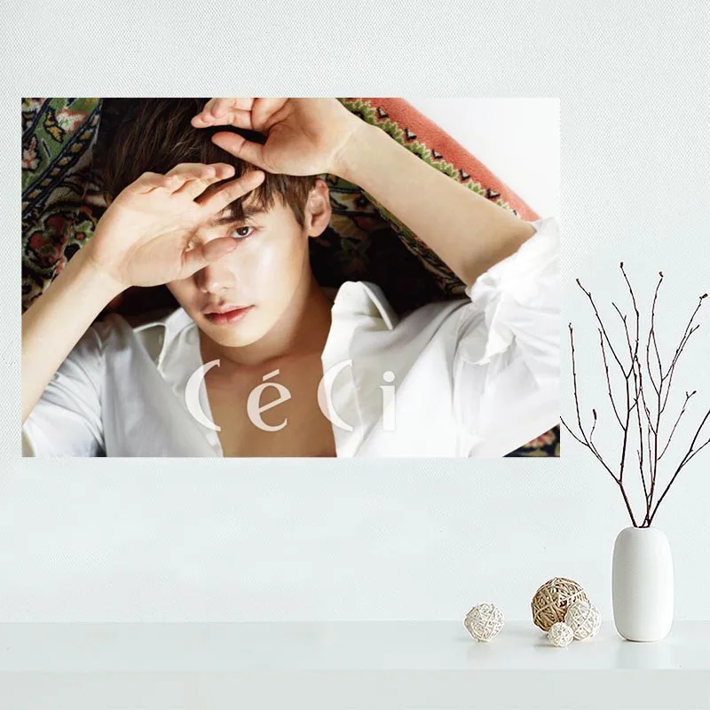 

Nice Lee Jong Suk Poster Custom Satin Poster Print Cloth Fabric Wall Poster Print Silk Fabric Print Poster