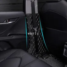 Автомобильный Стайлинг B столб анти-удар коврик подстилочный крышка наклейки внутренняя отделка Защита 2 шт./компл. для Toyota Camry- XV70