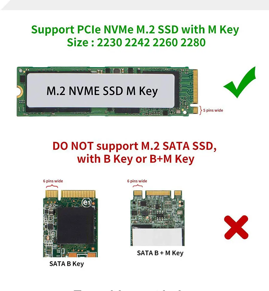 PCIE NVMe USB3.1 HDD корпус M.2 для USB 3,1 Тип C M ключ SSD корпус жесткий диск чехол внешний HDD чехол/PCIE SSD чехол