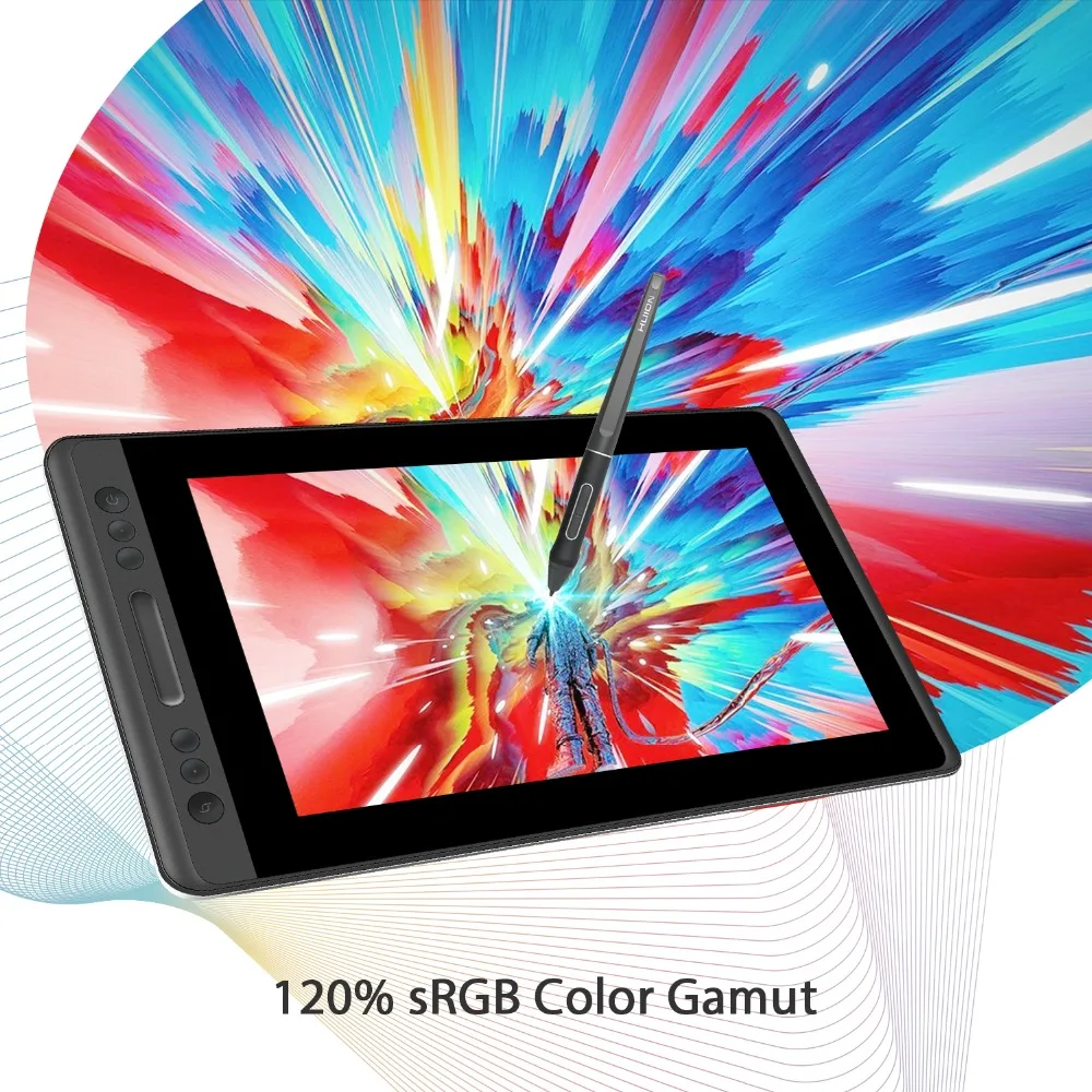 HUION KAMVAS Pro 13 GT-133 графический планшет цифровой планшет без батареи ручка Дисплей Рисунок монитор с наклоном Func стекло AG