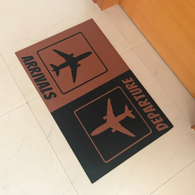Подгонянный на заказ коврик для двери входный напольный прибытие смешной