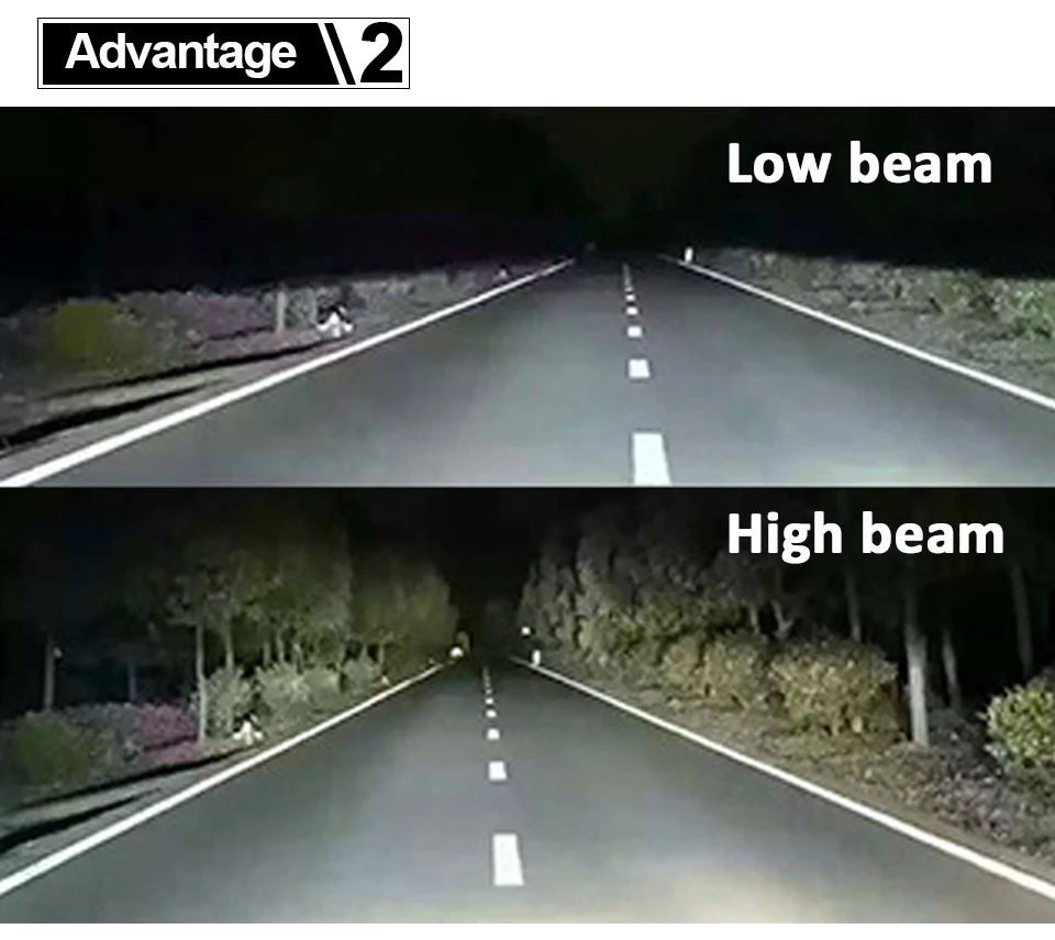 Car light car headlamp LED bulb H4 H7 (4)