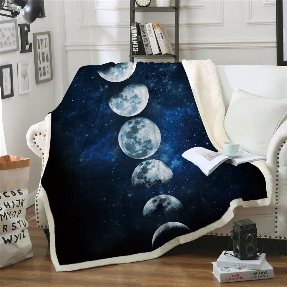BeddingOutlet-Moon-Eclipse-Changing-Velvet-Plush-Throw-Blanket-Galaxy-Printed-Sherpa-Blanket-for-Couch-Landscape-Bedding
