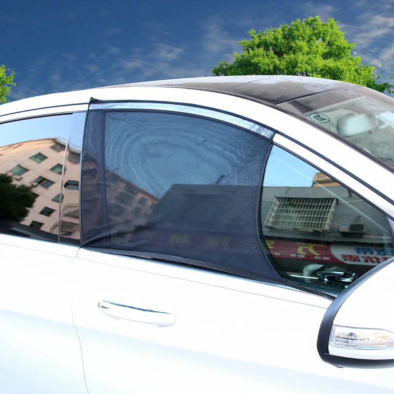 2 قطعة سيارة الشمس الظل الأشعة فوق البنفسجية حماية سيارة الستار نافذة ظلة الجانب شبكة نافذة قناع التخييم المشي الخيام الشمس المأوى