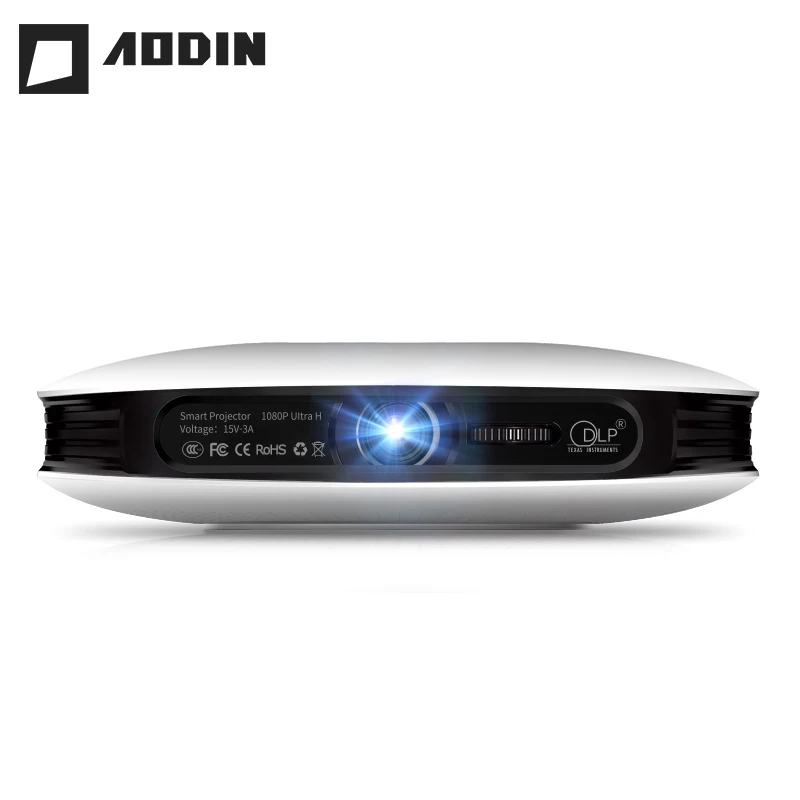 AODIN M18 mini LED Projector 4K 3D DLP projector Pocket Android HDMI Input 2G DDR3 Full HD 1080P portable projector home theater