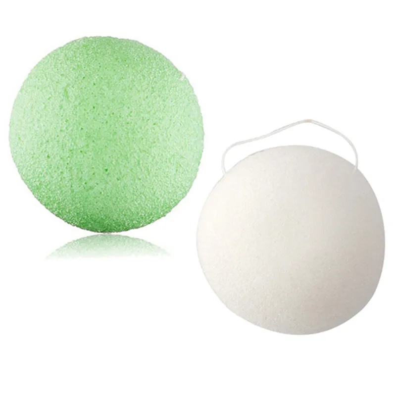 Nuevo natural konjac konnyaku facial puff Cara lavado limpieza esponja Cara limpio maquillaje limpieza sopro la limpieza del maquillaje