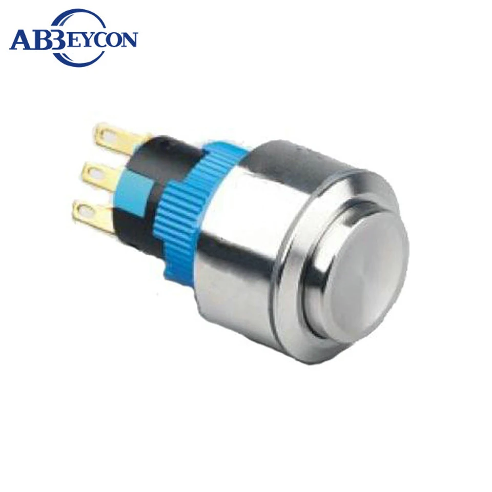 22317Z 22mm high flush head waterproof button latching function stainless steel metal new push